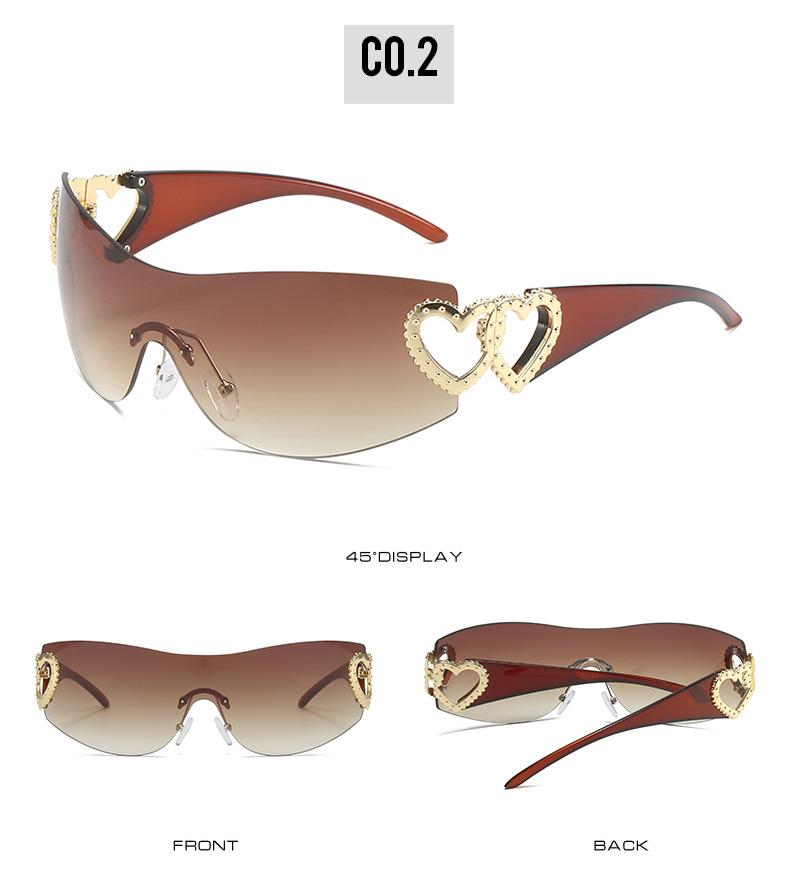 2022 Trendy Y2K Celebrity One-Piece Sunglasses for Women