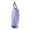 Eco-Friendly Embroidered Nylon Shopping Bag with Butterfly and Flower Designs, Convertible Hand-Held/Shoulder Style.