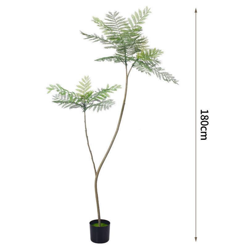 Artificial Indoor Plants & Trees: Monstera, Areca Palm, Jacaranda, Nandina, Rubber Fig - Free Shipping