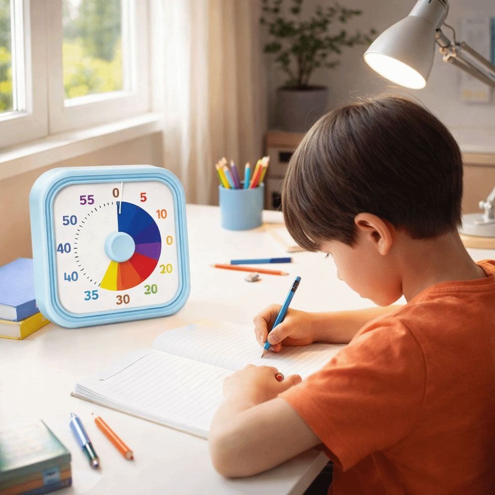 Square Visual Timer Visualization Kitchen Cooking Timer Countdown Timer Kids Children Reminder