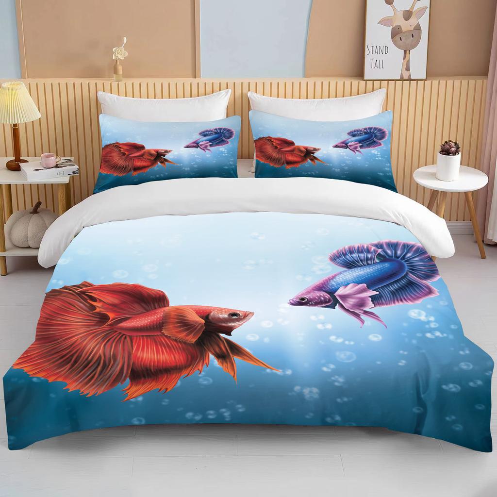 10 Sizes Cute Goldfish Bedding Set Custom Kids Boys Teens Video Game Duvet Cover For Youth New Game Controller Bedspread