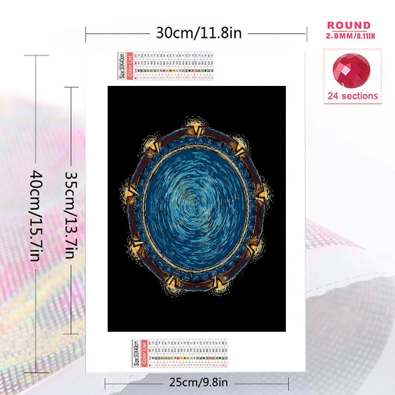 Stargate Sg1 100% Round Full Drill 5D DIY Diamond Painting Embroidery Cross Stitch Rhinestone Decor