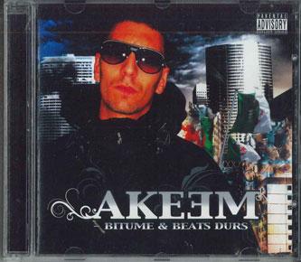 CD AKEEM - Bitume & Beats Durs NONE NOT ON LABEL 2009 France Rap & Hip-Hop/R&B Used