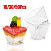 Высококачественные одноразовые стаканчики Прозрачный десертный стаканчик DIY Трапециевидный контейнер Кондитерские инструменты Украшение стола Товары для вечеринок