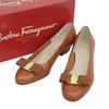 Отличные туфли Salvatore Ferragamo VARA Лента Vara Коричневая кожа Женские 5 Б/у