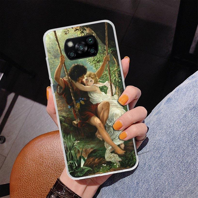 Paint Art Renaissance Phone Case For Xiaomi Poco X7 X6 X5 Pro F7 Ultra Redmi 15C 15 13C 13 12C 12 10 10A 10C 9 9A 9C 9T Cover Po