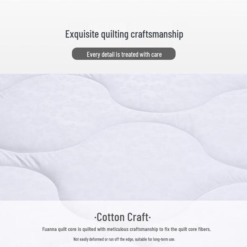 Fuanna Zhenya Warm Core All-Season Brushed Fiber Quilt