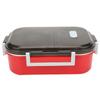 304 Нержавеющая сталь Портативный ланч-бокс Пищевой контейнер для кемпинга и пикника на открытом воздухе 700 мл Красный