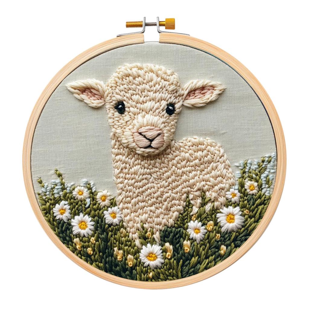 Набор игл для вышивания Yousheng для начинающих, набор игл для вышивания с пяльцами и ножницами, набор для начинающих для вышивания с помощью игл для вышивания своими руками для взрослых и детей