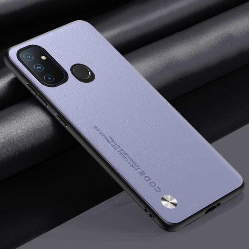 Роскошный чехол из искусственной кожи для OnePlus Nord N100, задняя крышка, силиконовый противоударный защитный чехол для телефона One Plus Nord N100