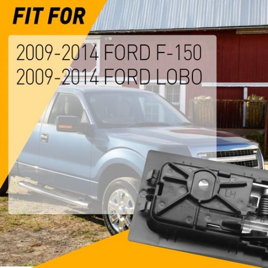 1x ide Ручка двери водителя левая Платиновый хром для Ford F150 2009-14