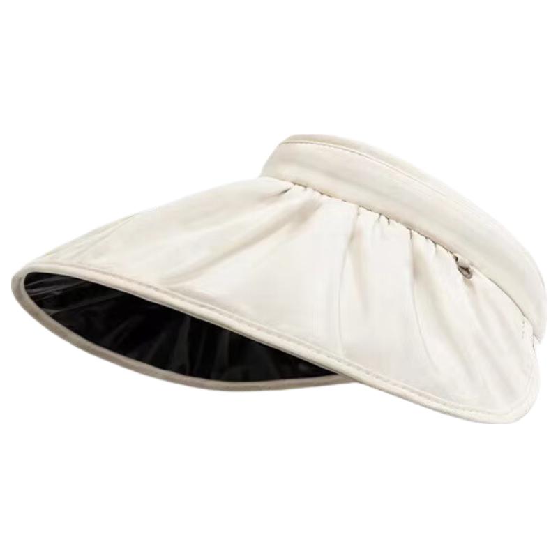 GLO-STORY Women's Shell Sunshade Hat UV Protection Face Covering Beach Cycling Open-Top Sun Hat