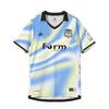 Cross-border American street sports football jersey retro sublimation printing loose lapel football single top