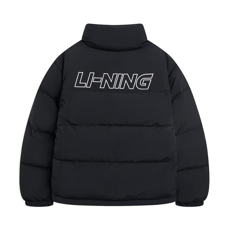 Li Ning Спортивная жизнь Коллекция Осень/Зима 2022 Пуховик Зимний Унисекс Черный AYMS307-4