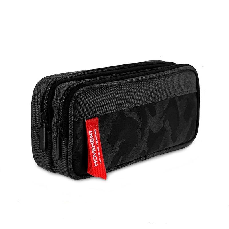 Двухслойный камуфляжный пенал для мальчиков - Многосекционная сумка для канцелярских принадлежностей для учеников средней школы
