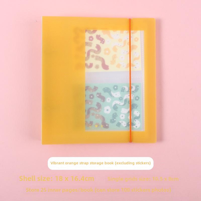 Фотоальбом большого размера формата А6 с карманами для фотографий, наклеек, карточек, заметок и иллюстраций, 40 страниц