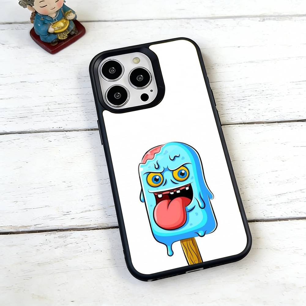Кремовый Чехол-Монстр для iPhone 17, 16, 15, 14, 13, 12, 11 Plus, Pro Магнитный Для Magsafe Беспроводной Зарядки