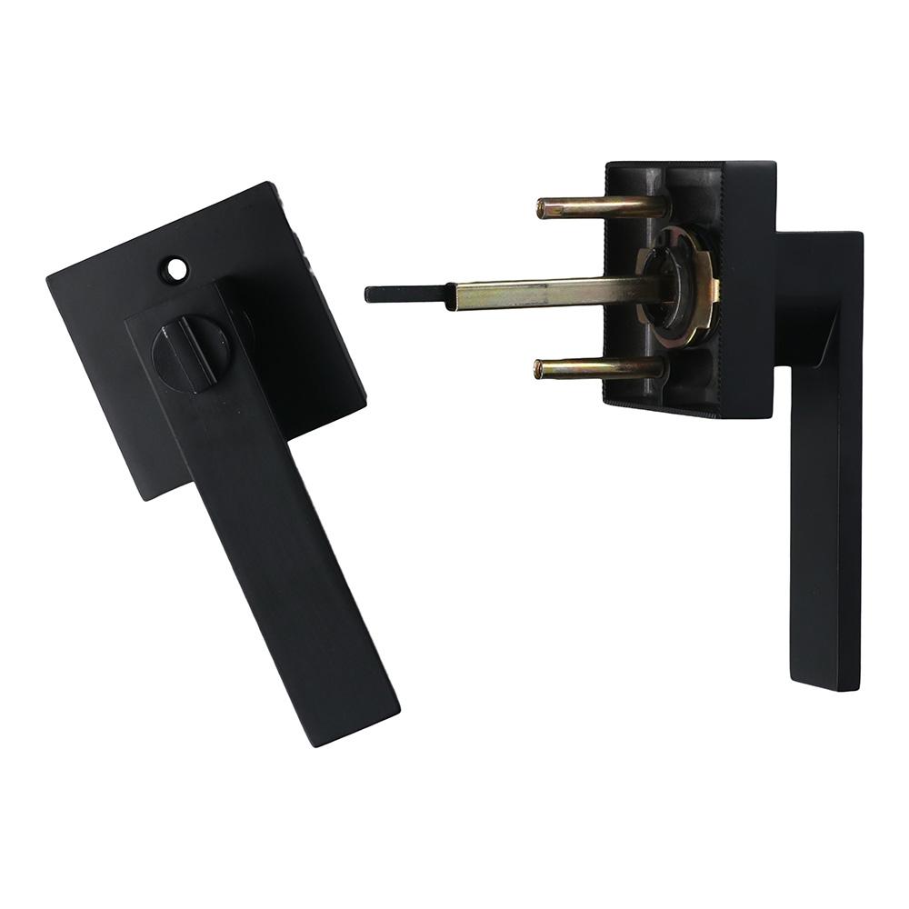 Двери с правой стороны Сверхпрочная конфиденциальность Дверная ручка для ванной комнаты Дверные ручки Дверная ручка Замок с рычагом