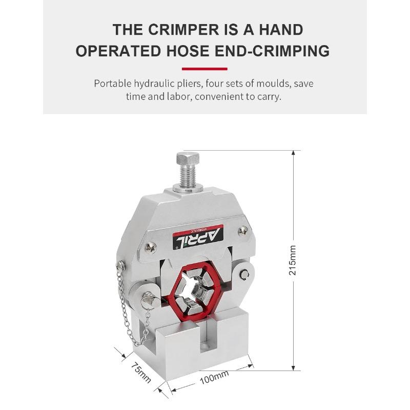 Ручной комплект для обжима шлангов кондиционера, инструменты для ремонта автомобильного кондиционера JX-71500, инструмент для обжима шлангов