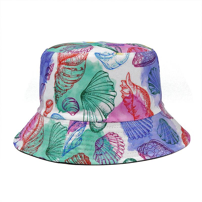 New Arrival Summer Sun Protect Woman Man Unisex Reversible Printed Cactus Bucket Hat