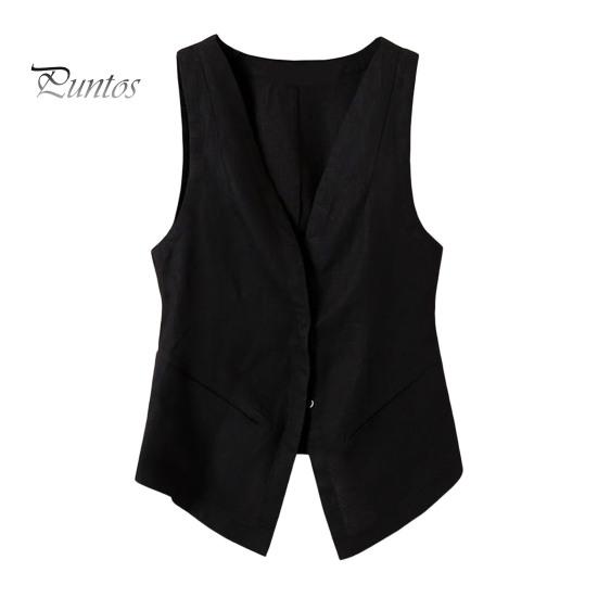 Женский жилет без рукавов, однобортный, короткий, в западном стиле, винтажный кардиган, чистый цвет, глубокий V-образный вырез, повседневная повседневная одежда, женский жилет