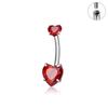 Internal Thread Belly Piercing Heart Body Jewelry Sexy Belly Button Rings  Women