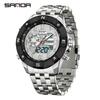 SANDA New Trend Watch Cool Fashion Electronic Watch Multi-functional Sports Waterproof Electronic Watch