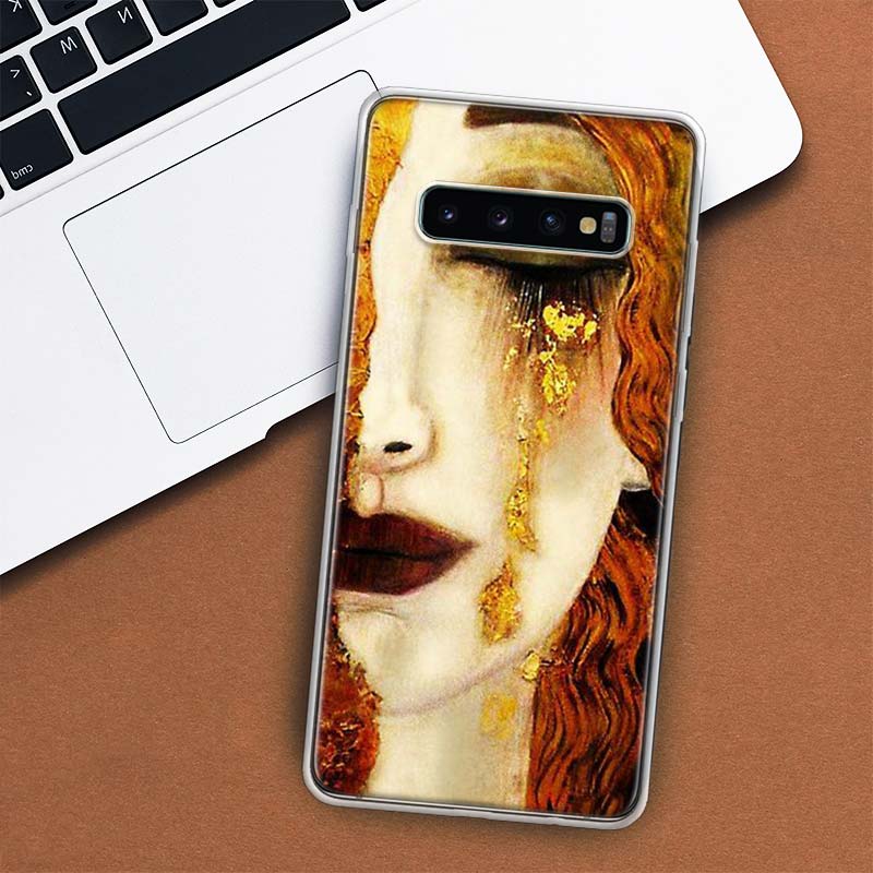 Чехол для телефона Kiss от Густава Климта с рисунком для Samsung Galaxy S10 Plus S20 FE S21 S22 Ultra S10E S9 S8 + S6 S7 Edge Lite Shell Coque