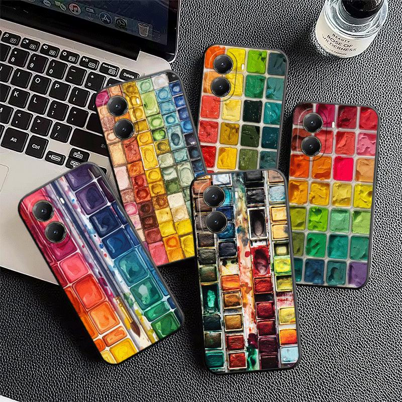 Watercolors Set Paint Palette Soft Phone Case for Xiaomi Poco X5 X6 X7 X8 Pro Max X3 F7 F8 Ultra M8 M7 M6 M5 Redmi 15 15C 14C 13