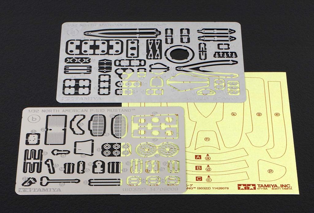 Tamiya Серия самолетов 22 Армейский Североамериканский Мустанг Пластиковая Сборная Модель 60322 1/32 №. НАС. P-51D