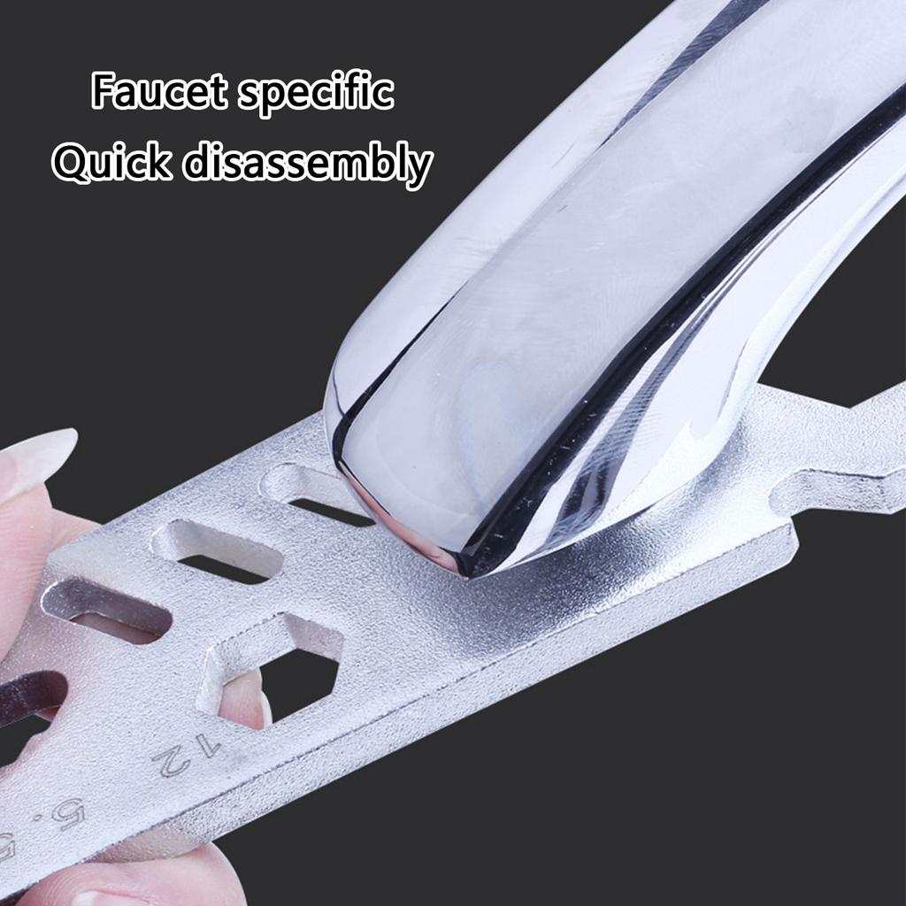 Двусторонний рожковый ключ, подходящий для различных ремонтных нужд, изготовленный из высокопрочной легированной стали, для домашнего и профессионального использования