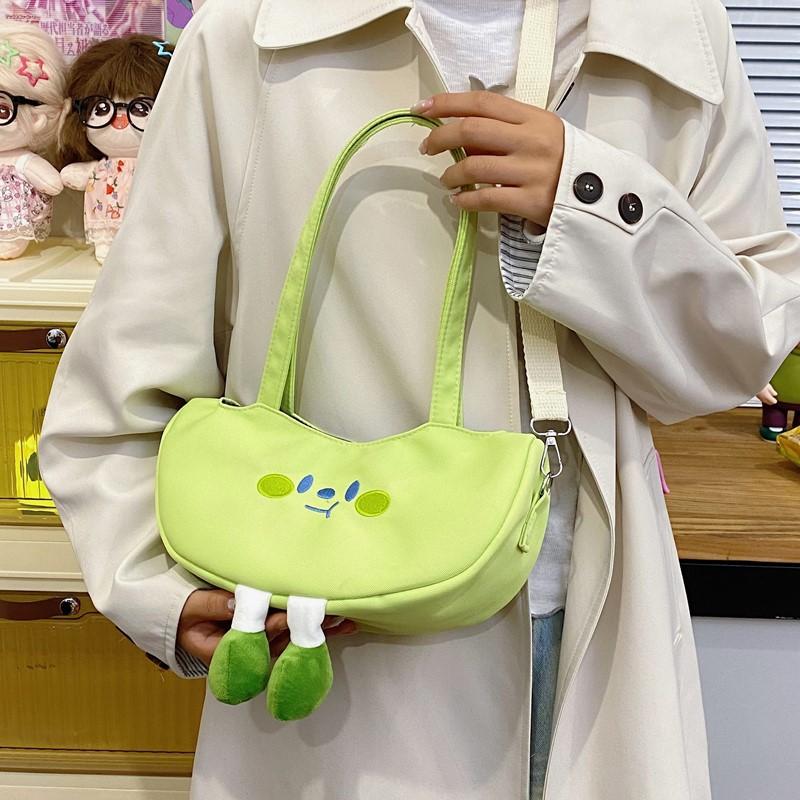 Cute, Fresh And Artistic Women's Shoulder Bag, Tang Nier's Casual And Cute Mobile Phone Bag, Female Student's Cross-body Bag
