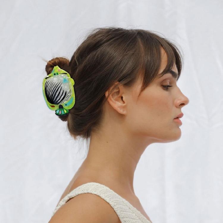 Пляжная заколка-коготь для волос в виде кита, зажим для хвоста, заколки-принцессы, украшение для волос