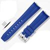 FKM Fluororubber Rubber Watch Strap 21mm Waterproof Silicone Wristband For Submariner DEEPSEA Oysterflex Rolex Watchband Band