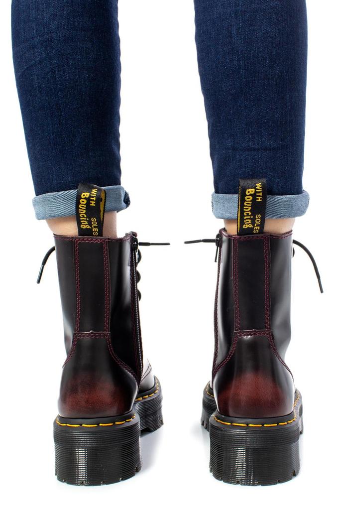 Ботинки Dr Martens Вишнево-красные Jadon
