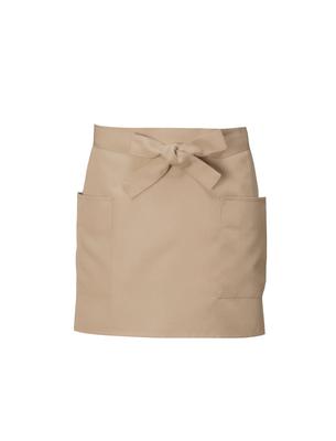 Короткая талия Короткий Прочный Свободный [Seven Uniform] Фартук, Фартук, Длина, Унисекс, CT2567, Антистатический, Ткань, Ресторан, 7, Бежевый,