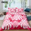 Palm Leaves Duvet Cover King Full Banana Leaves Bedding Set Hawaiian Tropical Leaves Green Branches 2/3pcs Polyester Quilt Cover