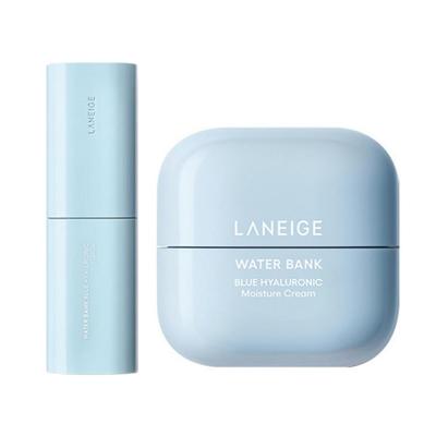 Набор Water Bank Blue Hyaluronic Moisture Cream 50 мл + Сыворотка 50 мл - Глубокое увлажнение