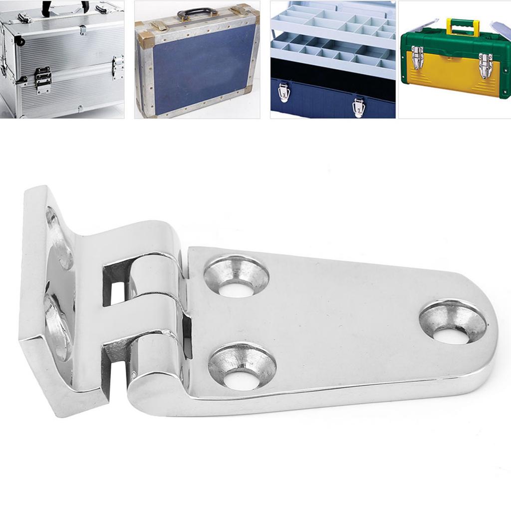 Утолщенная фурнитура для петель из нержавеющей стали 316 для установки в домашний шкаф 70 x 37 мм