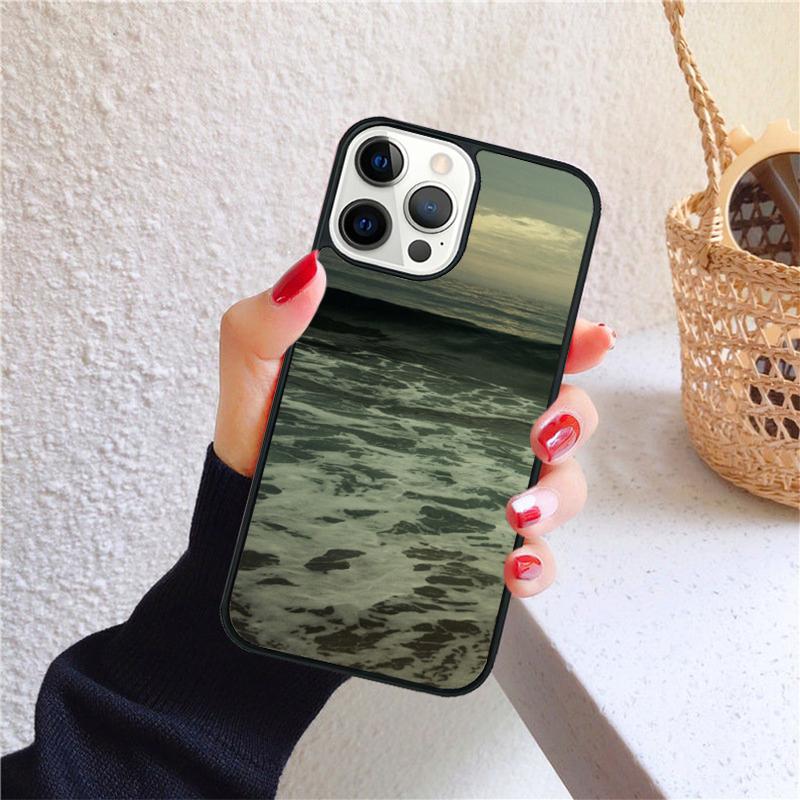 Мягкий чехол для телефона с изображением морских волн Для iPhone 17 Air 16 15 14 12 13 Pro Max Plus coque Shell Fundas