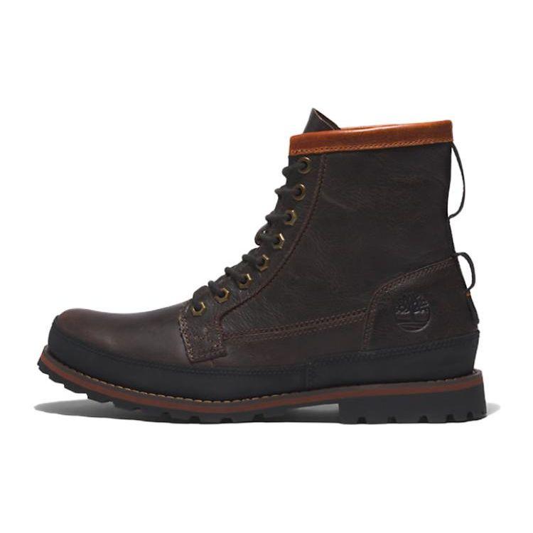 Timberland Durable Slip-Resistant Comfortable Outdoor Boots Mid-Cut Men Boots Brown A44XYV13