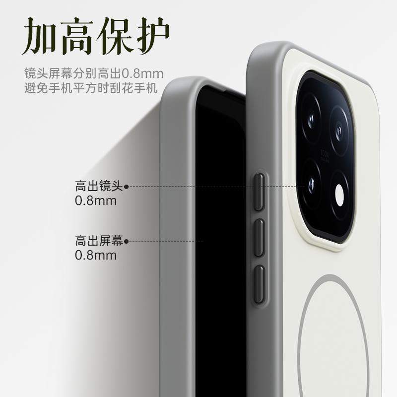 Чехол для Vivo iQoo 15 Magsafe Матовый Поверхность 'Кожа младенца' Защита от отпечатков пальцев Прочный Гибридный Чехол