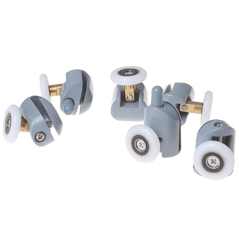 8 шт.. Ролики для душевой двери 25мм Роликовая направляющая для стекла душевой кабины