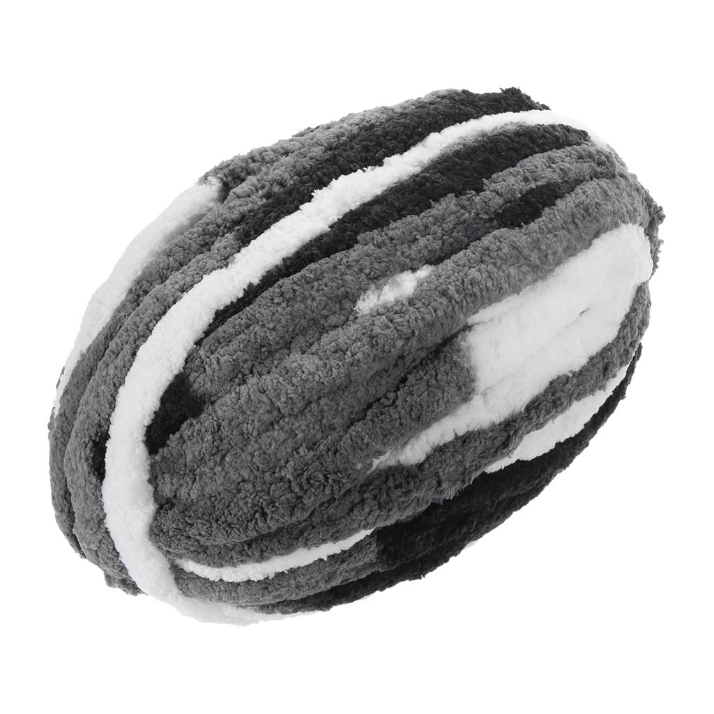 Объемная пряжа Полиэстеровая пряжа для пледа Ручная вязка Сделай сам Толстая шенилловая пряжа для вязания крючком Пледов Сумок Шапок 27м х 2см Смешанный цвет