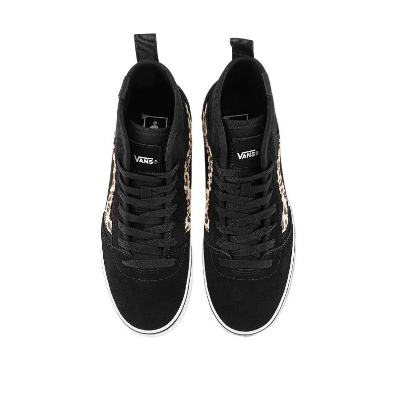 Vans Высокие кеды Ashwood с леопардовыми боковыми полосами для женщин, уличный стиль VN000D96BM8