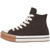 All Star Eva Lift Soft Comfortable High Top Canvas Shoes Kids Sneakers Brown A13366C
