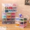 Quality Large Capacity Beaded Storage Box Transparent DIY Handmade Jewelry Display Box Dust Proof Desktop Storage Drawer Home