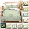 3D Frog Bedding Set Animal Down Duvet Cover Pillowcase for Boys Teens Children Full Size Soft Quilt Cover Single/Double Bedcovers