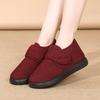 Зимние новые мягкие подошвы для пожилых женщин легкие хлопковые туфли удобные старые пекинские ворсистые утолщенные теплые зимние сапоги