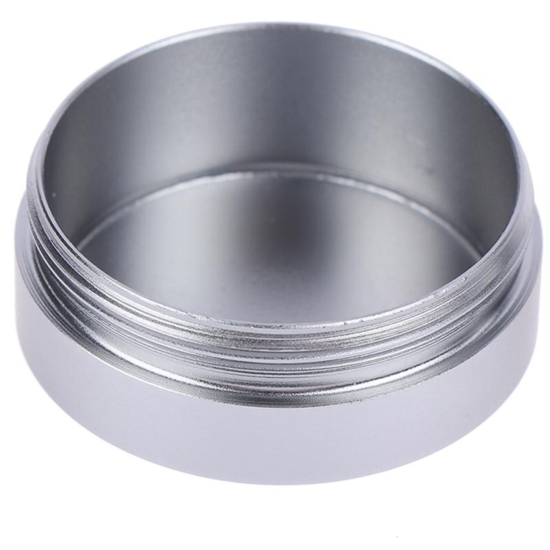 1X Silver Airtight Proof Container Aluminum Herb Stash Metal Sealed Can Tea Jar